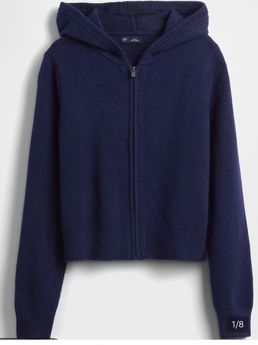 GAP Navy Zip-Up CashSoft Hoodie Cardigan